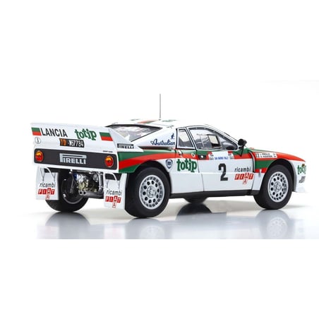 Kyosho 1/18 Lancia Rally 037 Totip 1984 San Marino No.2 A.Vudafieri / L.Pirollo