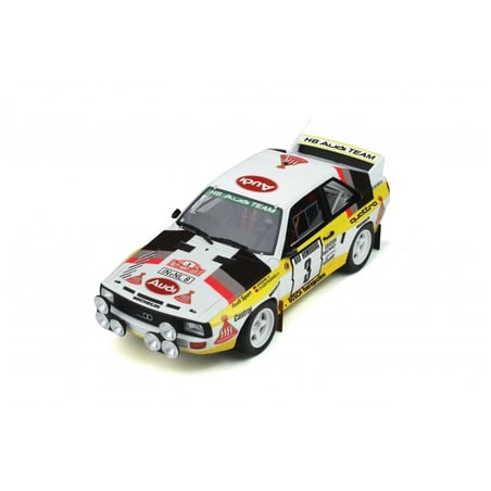 1:18 Audi Sport Quattro Rallye 1985 Rally Monte Carlo  No.3 Drivers W. Rohrl - Ch. Geistdoerfer