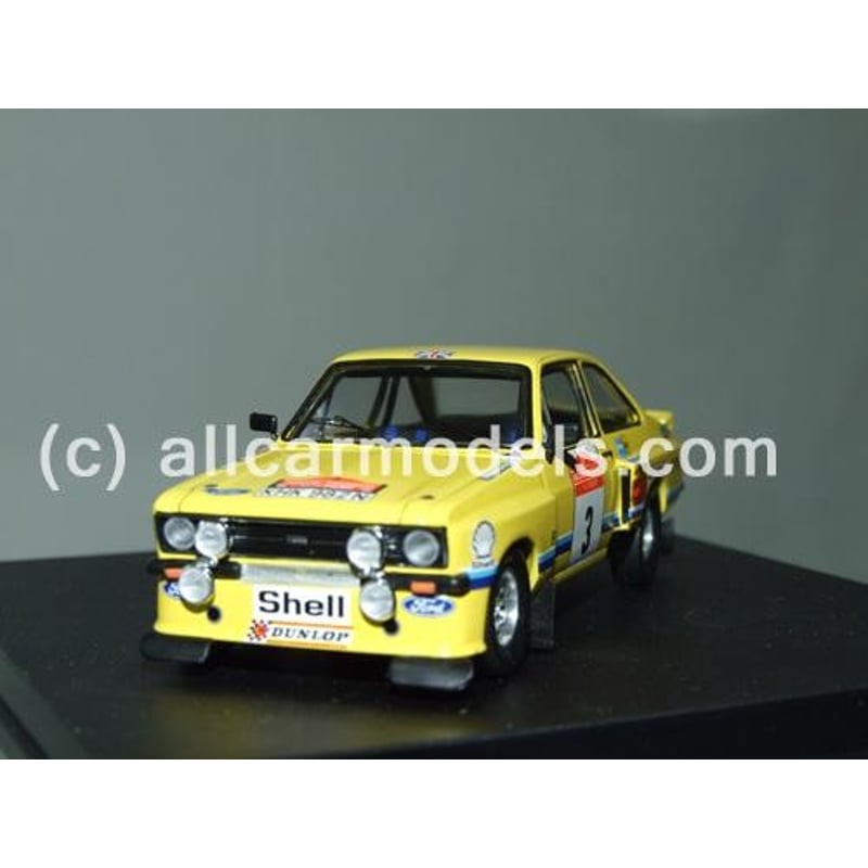 1:43 Ford Escort MKII RS 1800 Tarmac- No.3- San Remo Rally-Drivers: Makinen / Liddon- 1975 (Trofeu)