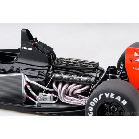 Autoart 1/18  McLaren Honda MP4/6 1991 No.1 World Champion 2nd Japan GP Ayrton Senna (with McLaren logo)