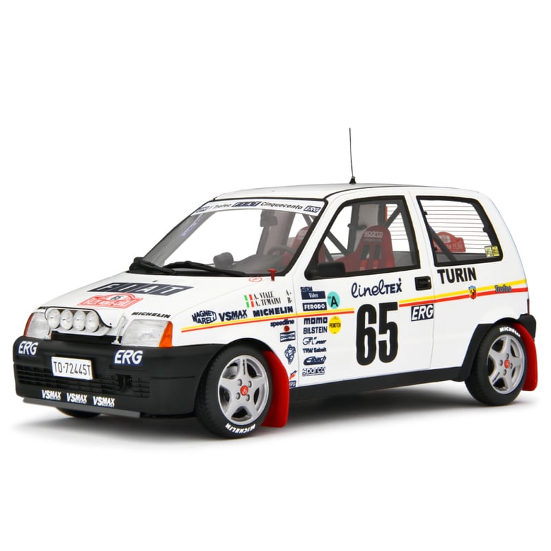 Laudo Racing 1/18 Fiat Cinquecento Trofeo No.65 Rally MonteCarlo A.Tumaini/A Viale 1993