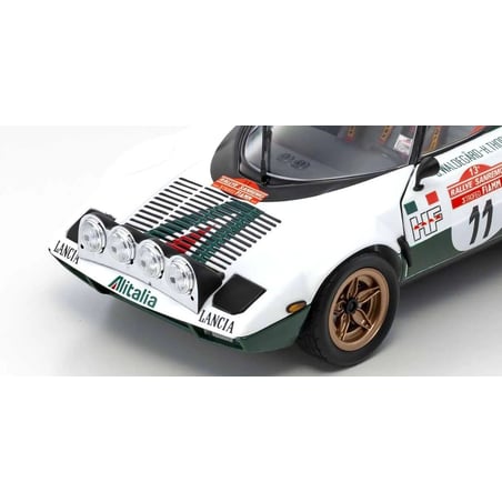 Kyosho 1/18 Lancia Stratos HF 1975 Winner Rallye San Remo No.11 1975 Night Version, Björn Waldegard, Hans Thorszelius