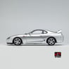 LCD Models 1/18 Toyota Supra MKIV (A80) Coupe 1993 (Car lift and key fob included)