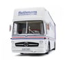 Schuco 1/18 Mercedes Benz  O317 Truck Car Transporter Porsche Rothmans Racing Team 1984