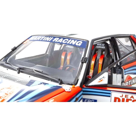 Kyosho 1/18 Lancia Delta HF Integrale 1992 San Remo No.1 Martini Racing Juha Kankkunen /Juha Piironen