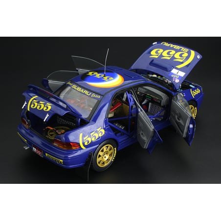 Sun Star 1/18 Subaru Impreza 555, Rallye Hong Kong - Peking, Νο.1, P.Bourne/T.Sircombe 1994