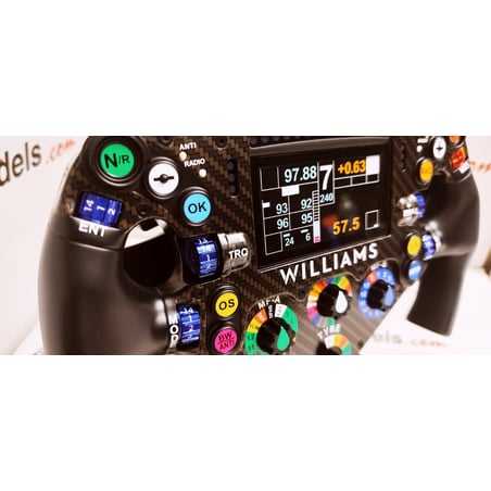 Minichamps 1/1 Team Williams F1 FW46 Steering Wheel No.23 Alex Albon/Franco Colapinto/Logan Sargeant 2024