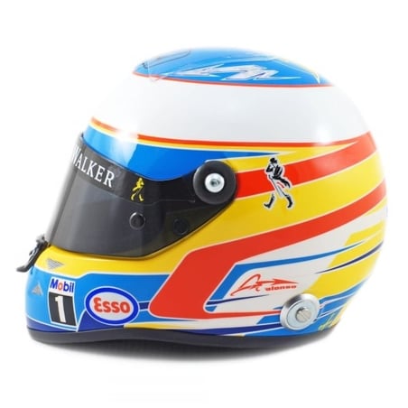 Mini Helmet/Schuberth 1/2 McLaren Honda F1 Fernando Alonso 2015 F1 Helmet