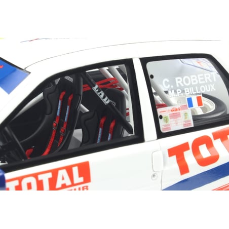 Otto Mobile 1/18 Peugeot 106 Maxi No.7 Rally D'Antibes 2000