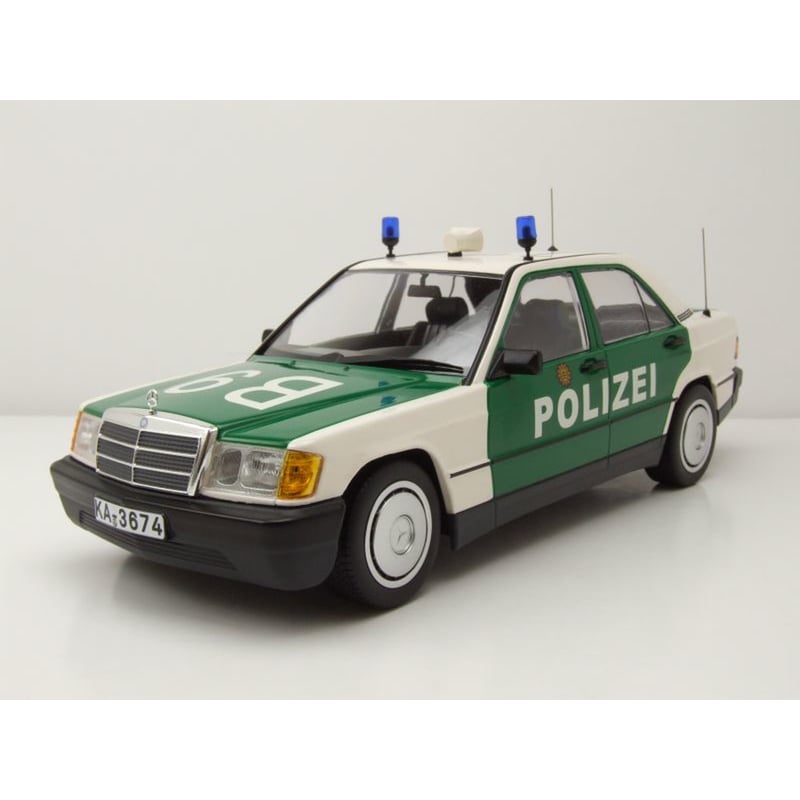 1:18 MERCEDES BENZ 190E W201 1982 Polizei Germany