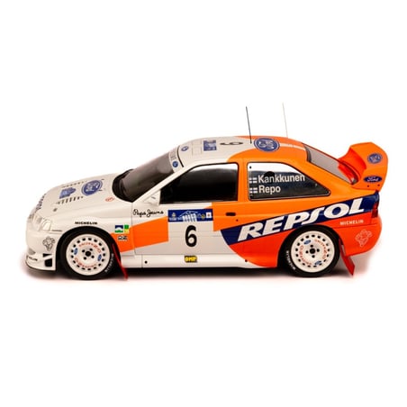 IXO 1/18 Ford Escort WRC  Rally  Acropolis No.6 J.Kankkunen - J.Repo 1997