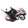 HotWheels 1/18 Batman & Robin 1966 Tv Series Batcycle & Sidecar