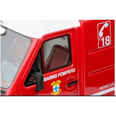 Otto Mobile 1/18 Renault Master T30 VSAB Pompiers 1980