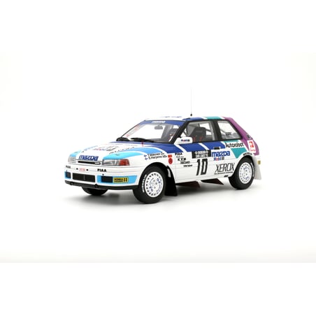 Otto Mobile 1/18 Mazda 323 GTX Gr.A 1000 Lakes Rally 1991 Tommi Mäkinen