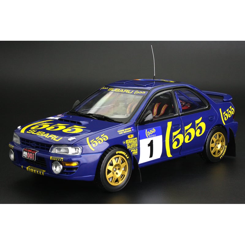 Sun Star 1/18 Subaru Impreza 555, Rallye Hong Kong - Peking, Νο.1, P.Bourne/T.Sircombe 1994