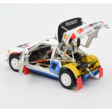 1/18 Peugeot 205 Rallye Monte Carlo 1986 Νο.1 T. Salonen / S. Harjanne