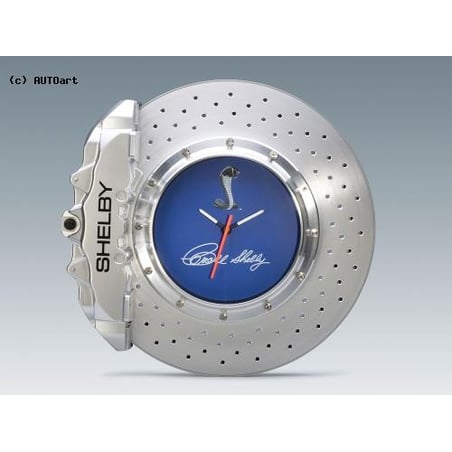 1:18 Brake Disc Clock 8 - Pot Caliper- 380 MM Brake Disc with Shelby Logo and CARROLL SHELBY Signature under the clock Frame (A