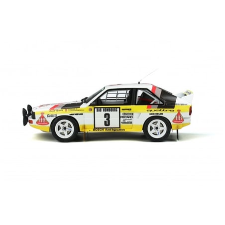 1:18 Audi Sport Quattro Rallye 1985 Rally Monte Carlo  No.3 Drivers W. Rohrl - Ch. Geistdoerfer