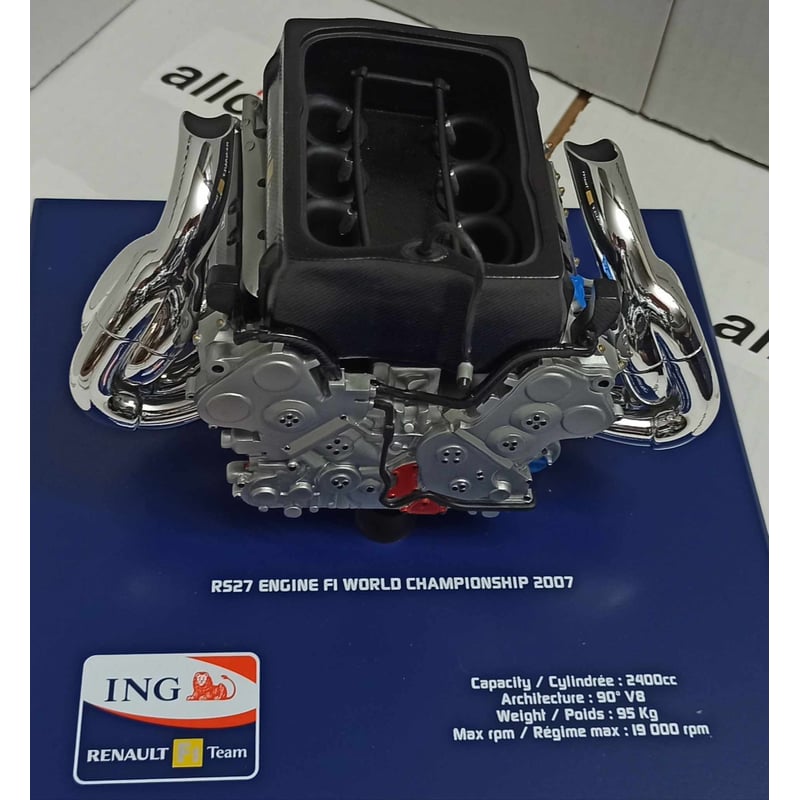 Renault Merchandising 1/5 Renault ING F1 Team RS27 Engine F1 World Championship 2007