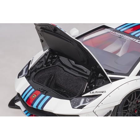 Autoart 1/18 Lamborghini Aventador Liberty Walk LB-Works Limited Edition Martini Livery