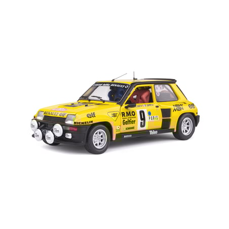 1/18 Renault 5 Turbo Rallye Monte Carlo 1982 No.9 B.Saby