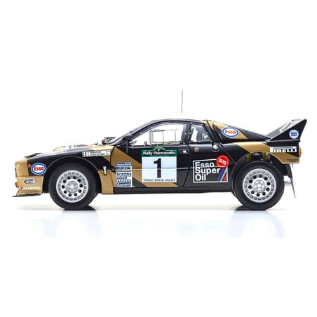 Kyosho 1/18 Lancia Rally 037 1985, Winner Rally Piancavallo, No.1, F.Tabaton / L.Tedeschini