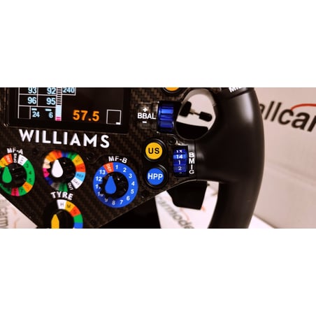 Minichamps 1/1 Team Williams F1 FW46 Steering Wheel No.23 Alex Albon/Franco Colapinto/Logan Sargeant 2024
