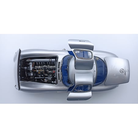 CMC 1/18 Mercedes Benz 300 SLR Uhlenhaut Coupé, 1955, (Blue interior)
