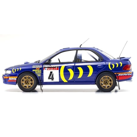 Kyosho 1/18 Subaru Impreza 555, Winner Rally RAC, No.4, 1994, Colin McRae/ Derek Ringer