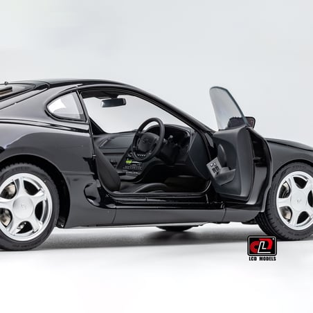 LCD Models 1/18 Toyota Supra MKIV (A80) Coupe 1993 (Car lift and key fob included)