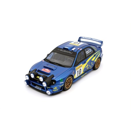 Otto Mobile 1/18 Subaru Impreza WRC (night version) No.10, Winner Rally Monte Carlo 2002 T.Makinen/K.Lindstrom