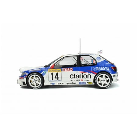 Otto Mobile 1/12 Peugeot 306 Maxi Rallye 1998 No.14 Clarion F. Delecour/ D Grataloup