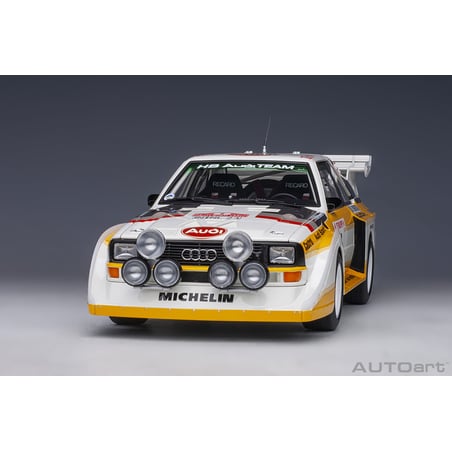 1:18 Audi Sport Quattro S1 Rally Monte Carlo 1986 W. Röhrl/C. Geistdörfer No.2