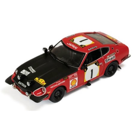 IXO 1/43 Datsun 240Z No.1 Winnder Safari Rally 1973 Shekhar Mehta/Lofty Drews