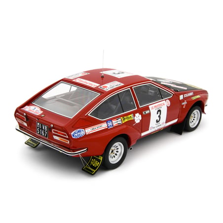 LaudoRacing 1/18 Alfa Romeo Alfetta Gr.2 Autodelta No.3 Rally Tour de Corse 1975 Andruet /Jouanny