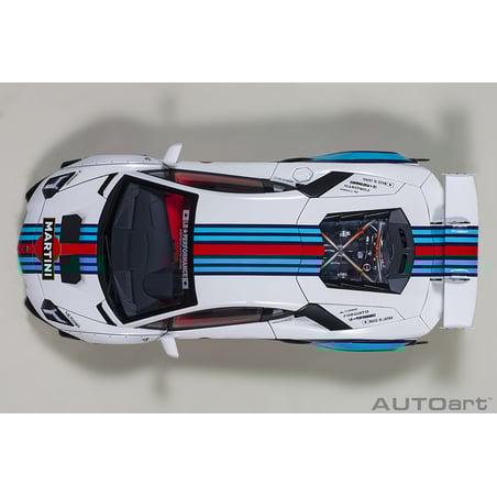 Autoart 1/18 Lamborghini Aventador Liberty Walk LB-Works Limited Edition Martini Livery