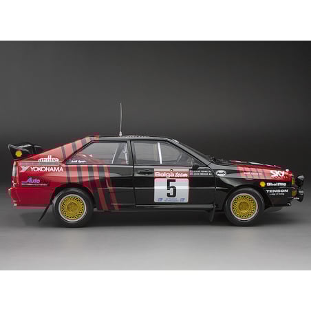 Sun Star 1/18 Audi quattro A2, Circuit des Ardennes, No.5, J.Bosch/S.Bond, 1986