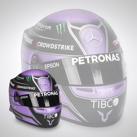 Mini Helmet/Bell Helmet 1/2 Mercedes F1 Lewis Hamilton 2021 F1 Helmet
