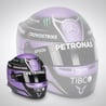 Mini Helmet/Bell Helmet 1/2 Mercedes F1 Lewis Hamilton 2021 F1 Helmet