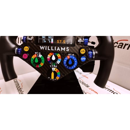 Minichamps 1/1 Team Williams F1 FW46 Steering Wheel No.23 Alex Albon/Franco Colapinto/Logan Sargeant 2024