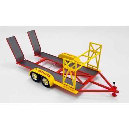 GMP 1/18 Shell Oil Tandem Car Trailer