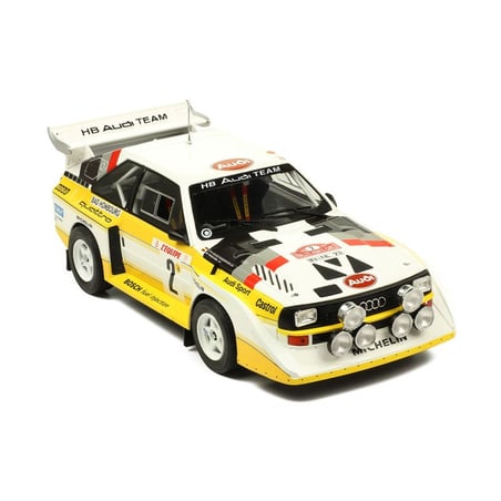 IXO 1/18 Audi Sport Quatro S1 No.2 Rally Monte Carlo 1986 W. Röhrl C. Geistdörfer