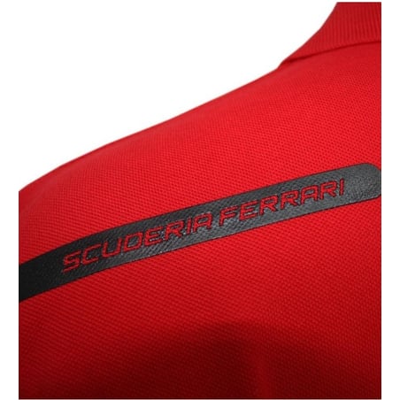 Ferrari Men's Polo Red Fernando Alonso Signature