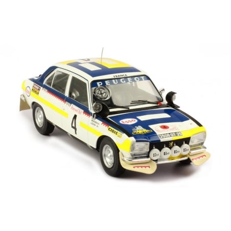 ΙΧΟ 1/18 Peugeot 504 Ti No.4, Rallye Du Maroc, Drivers: Makinen A+/ Liddon O+ 1975