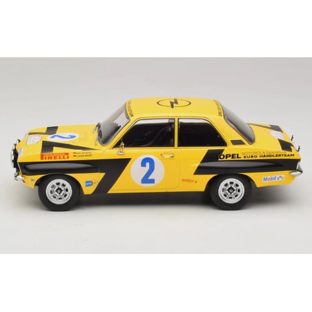 MCG 1/18 Opel Ascona A, 1.9 SR No.2, Rally Acropolis Rally (Night Version) 1975, W.Röhrl/Berger