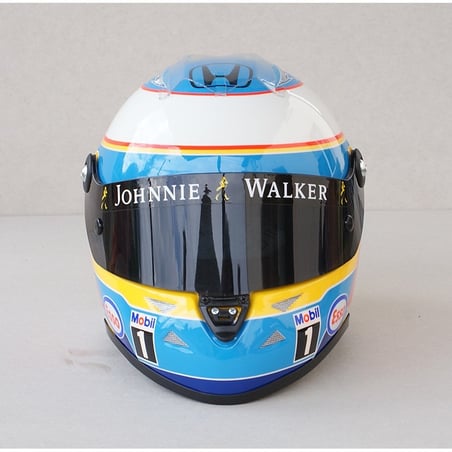 Mini Helmet/Schuberth 1/2 McLaren Honda F1 Fernando Alonso 2015 F1 Helmet