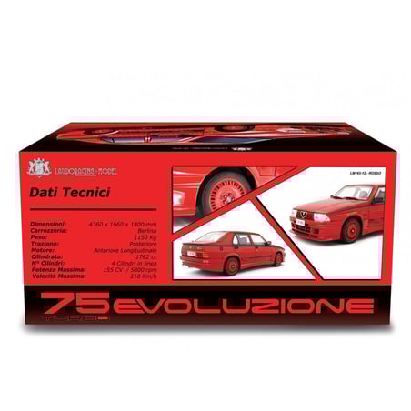 Laudo Racing 1/12 Alfa Romeo 75 1.8i Turbo Evoluzione 1987