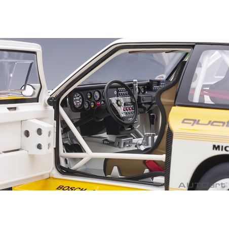 1/18 Audi Sport Quattro S1 Rally San Remo 1985 winner W. Röhrl/C. Geistdörfer No.5