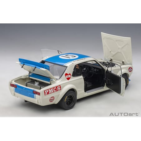 1:18 Nissan Skyline GT-R (KPGC 10) Racing 1972- Fuji 300km Speed Race Winner- No.15- Driver: K.Takahashi (AUTOart)