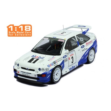 Ixo 1/18 Ford Escort RS Cosworth No.3, Rallye of France, Tour de Corse 1993, Francois Delecour / Daniel Grataloup